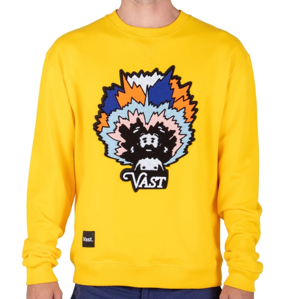 NWT Men's Vast Yogi Fro Crewneck Sweatshirt